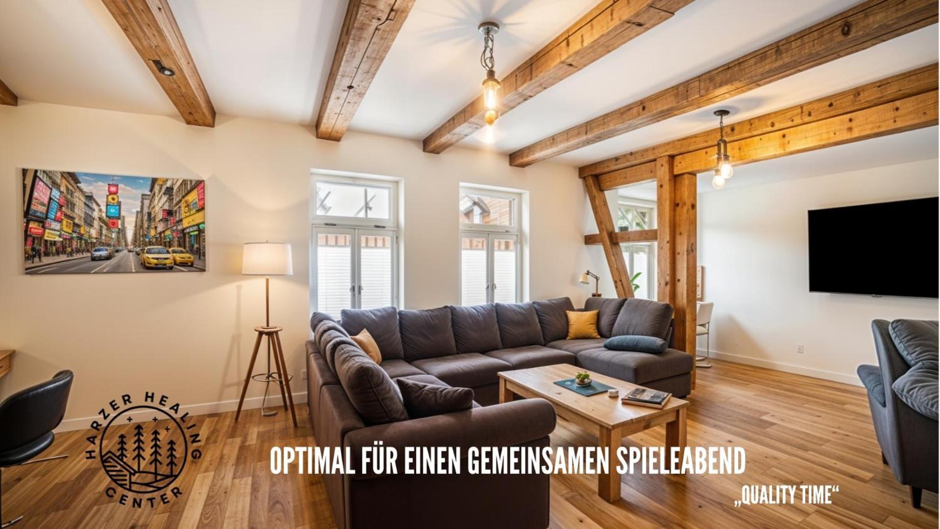 Harzer Healing Center 2024 Gemuetliche Landhauswohnung Mit Fussbodenheizung,Xxl Kochinsel,Xxl Regenduschen,Modern,Hochwertig,Persoenlich,Vollausgestattet Elbingerode  Bagian luar foto