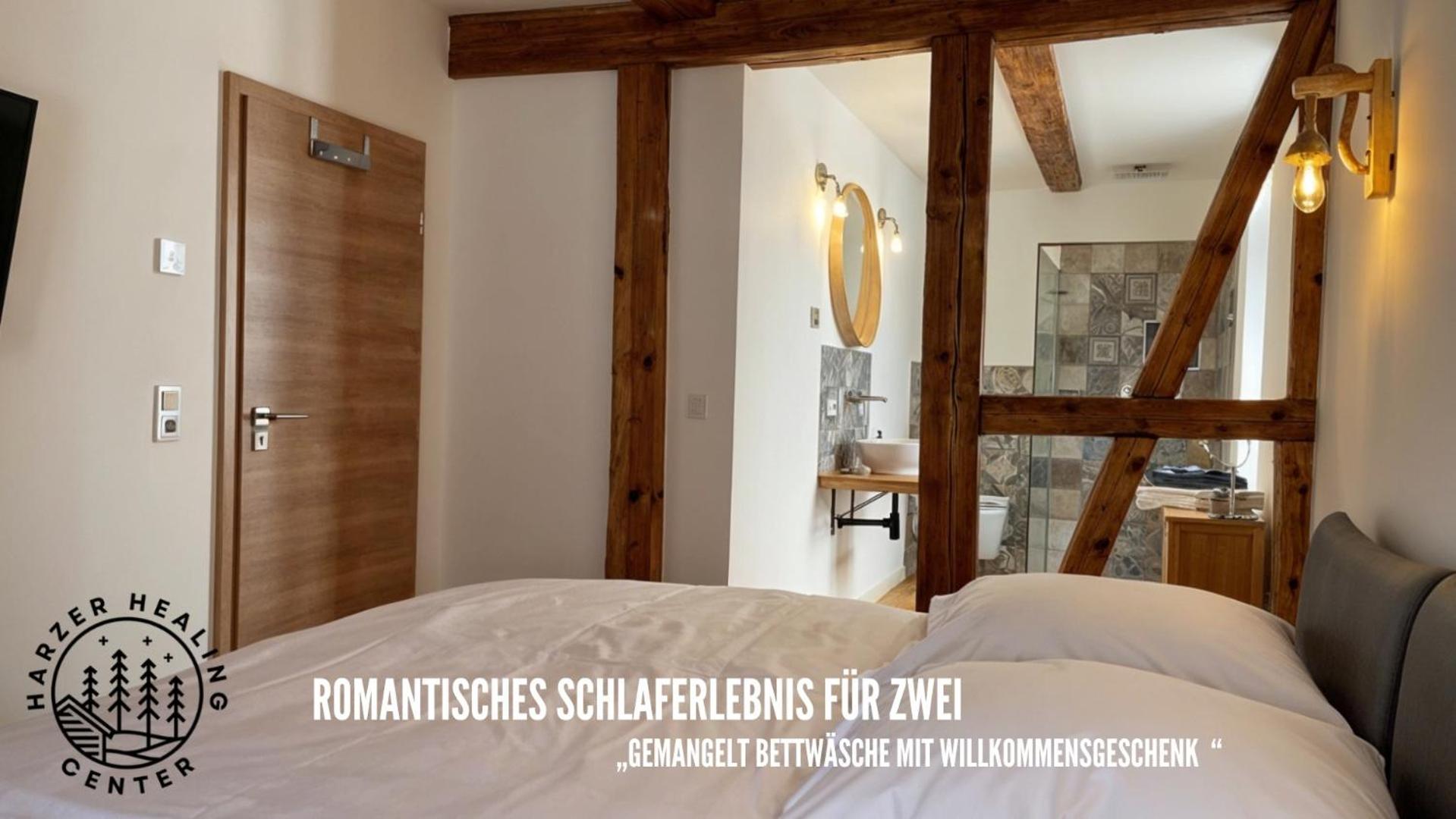 Harzer Healing Center 2024 Gemuetliche Landhauswohnung Mit Fussbodenheizung,Xxl Kochinsel,Xxl Regenduschen,Modern,Hochwertig,Persoenlich,Vollausgestattet Elbingerode  Bagian luar foto