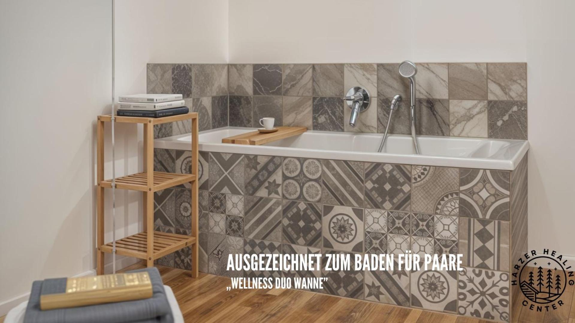 Harzer Healing Center 2024 Gemuetliche Landhauswohnung Mit Fussbodenheizung,Xxl Kochinsel,Xxl Regenduschen,Modern,Hochwertig,Persoenlich,Vollausgestattet Elbingerode  Bagian luar foto